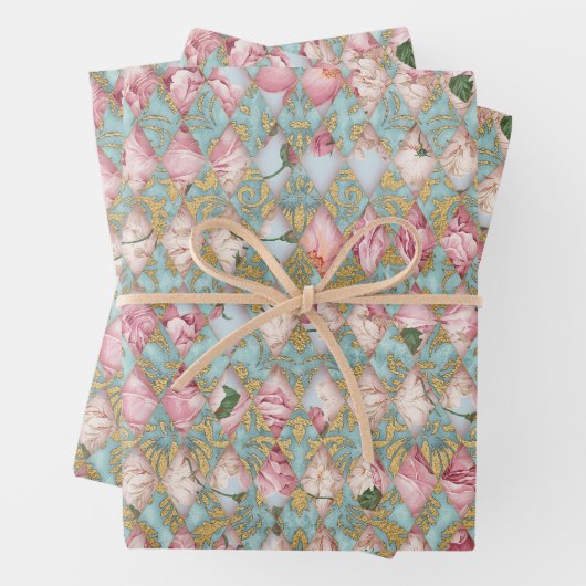 HEDENDAAGS BLOEMIG DECORATIEF PAPIER INPAKPAPIER VEL (In situ)