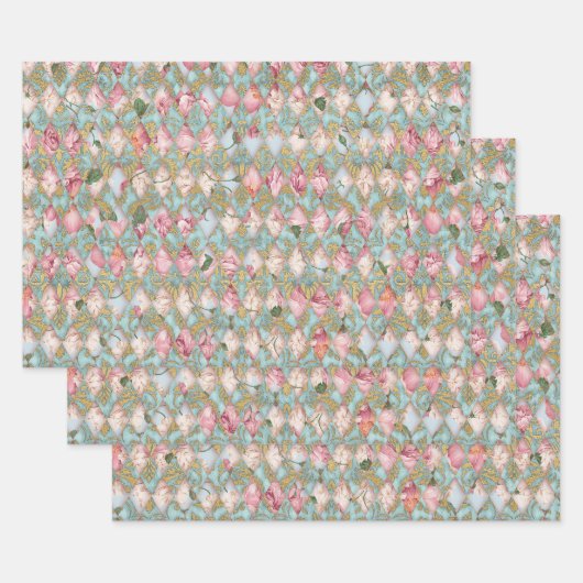 HEDENDAAGS BLOEMIG DECORATIEF PAPIER INPAKPAPIER VEL (Set)