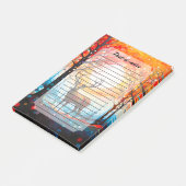 Hedendaags bos wilde herten post-it® notes (Schuin)