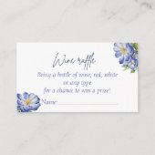 Hedendaags Bruiloftsshower spel - Wijnloterij met  Informatiekaartje (Voorkant)