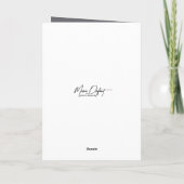 Hedendaags Calla Lily Bouquet Kaart (Achterkant)