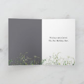 Hedendaags Calla Lily Bouquet Kaart (Binnen)