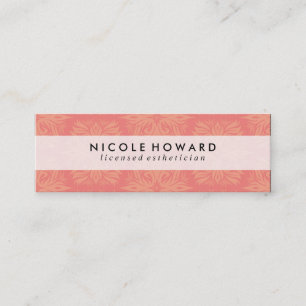 Hedendaags chic patroon mini visitekaartje