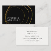 Hedendaags Cirkelpatroon Visitekaartje (Voorkant / Achterkant)