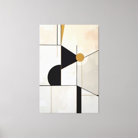 Hedendaags Constructivisme Dynamische Abstractie Canvas Afdruk (Voorkant)