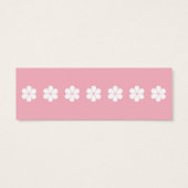 Hedendaags Cross Gift Label in Roze Mini Visitekaartjes (Achterkant)
