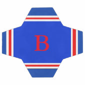 Hedendaags Design-Blauw Wit & Rood Voetbal (Enkel)