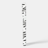 Hedendaags design in zwart en wit Case-Mate iPhone case (Achterkant / Links)