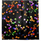 Hedendaags Digitaal Glas in lood Douchegordijn (Voorkant)