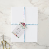 Hedendaags Eucalyptus Floral Vrijgezellenfeest Cadeaulabel (Met Touw)