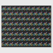 hedendaags fietsenlijstgrafisch cadeaupapier (Vlak)