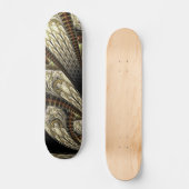 Hedendaags Fractal Design Neutrale Kleur Persoonlijk Skateboard (Voorkant)