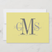 Hedendaags + Geel/Geel + Grijs Kaart (Voorkant)