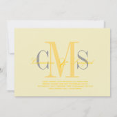 Hedendaags + Geel/Geel + Grijs Kaart (Achterkant)