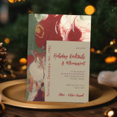 Hedendaags geschilderd Abstract feestje Kaart