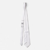 Hedendaags, gestroomlijnd, elegant & bewerkbaar stropdas (Achterkant)