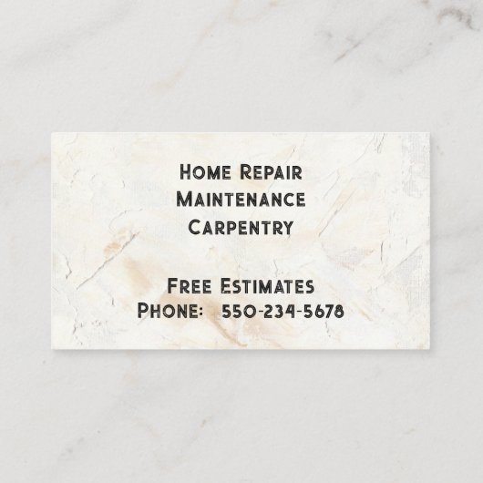 Hedendaags getextureerd achtergrond Visitekaartje (Achterkant)