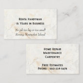 Hedendaags getextureerd achtergrond Visitekaartje (Voorkant / Achterkant)