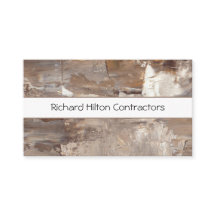 Hedendaags getextureerd contractor Visitekaartje