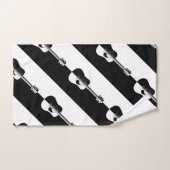 Hedendaags gitaarpatroon bad handdoek (Handdoek)
