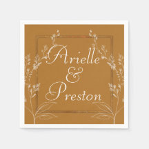 Hedendaags Goud en Witboek Servet