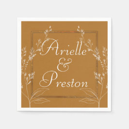 Hedendaags Goud en Witboek Servet