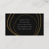 Hedendaags Gouden Cirkelpatroon Visitekaartje (Achterkant)