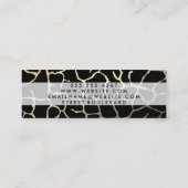Hedendaags grafisch patroon mini visitekaartje (Achterkant)
