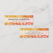 Hedendaags grafisch patroon mini visitekaartje (Voorkant / Achterkant)