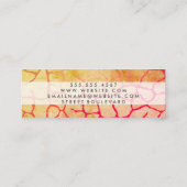 Hedendaags grafisch patroon mini visitekaartje (Achterkant)