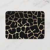 Hedendaags grafisch patroon visitekaartje (Achterkant)