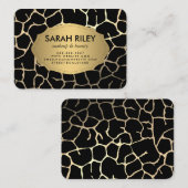 Hedendaags grafisch patroon visitekaartje (Voorkant / Achterkant)