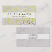 Hedendaags grafisch patroon visitekaartje (Voorkant / Achterkant)