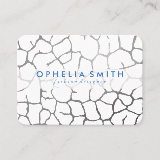 Hedendaags grafisch patroon visitekaartje (Voorkant)