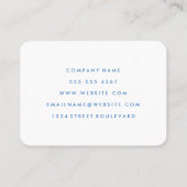 Hedendaags grafisch patroon visitekaartje (Achterkant)