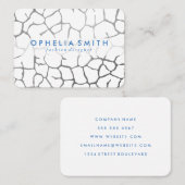 Hedendaags grafisch patroon visitekaartje (Voorkant / Achterkant)