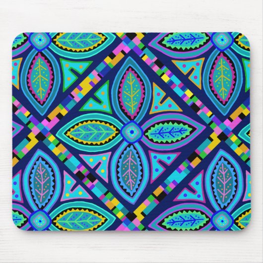Hedendaags Granny Square Bloem Muismat (Voorkant)