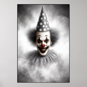 Hedendaags Griezeld Grimasportret Poster