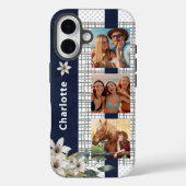 Hedendaags Huwelijk Koppel Foto Persoonlijke Bloem Case-Mate iPhone Case (Achterkant)