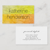 Hedendaags illustratiepatroon visitekaartje (Voorkant / Achterkant)