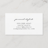 Hedendaags illustratiepatroon visitekaartje (Achterkant)