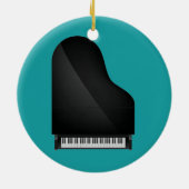 Hedendaags Jeugdorkest Piano Ornament (Achterkant)