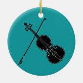 Hedendaags Jeugdorkest Viool Versiering Keramisch Ornament (Achterkant)