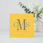 Hedendaags + klassiek/geel + grijs kaart (Staand voorkant)