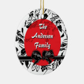 Hedendaags Klassiek Holly Pattern Ornament (Rechts)