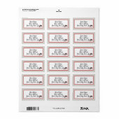 Hedendaags landelijk paard etiket (Full Sheet)