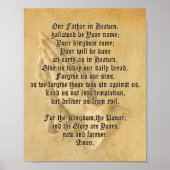Hedendaags Lord's Prayer Poster (Matte) (Voorkant)