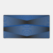 Hedendaags Metaalgrijs Abstract op blauw Bureaumat (Voorkant)