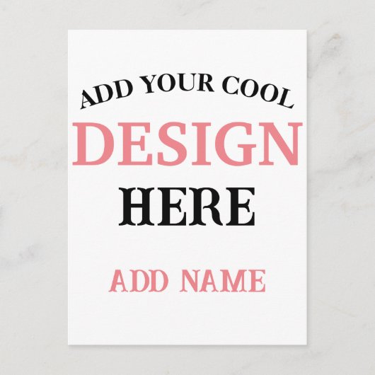 Hedendaags, minimaal, eenvoudig en professioneel briefkaart (Voorkant)