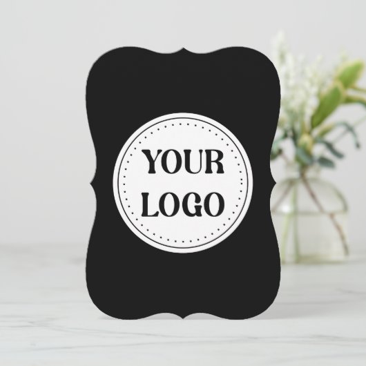 Hedendaags, minimalistisch, eenvoudig en professio kaart (Staand voorkant)